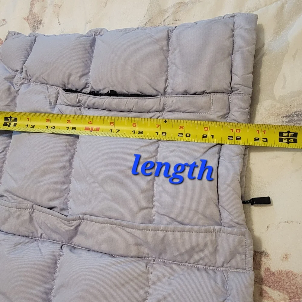 Spyder 700 fill power down puffer vest with zipper velcro closure and 2 pockets - Picture 9 of 9